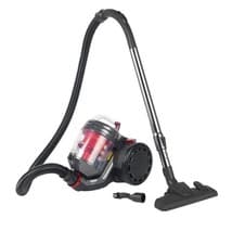 Image of Beldray Cylinder Vacuum Cleaner Bagless Compact Vac Lite 700 W 2 L Black/Red