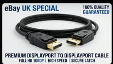 Image of DisplayPort to DisplayPort Cable - DP Male to DP Male - 1080p/4K Gold Plated -