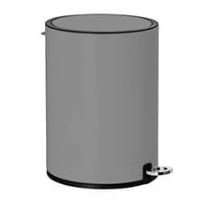 Image of Soft Close ABS Lid Bathroom Pedal Waste Trash Bin, 6 Litre