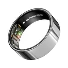 Image of ULTRAHUMAN Ring AIR - Space Silver - Size 11 - Smart Ring | No Monthly