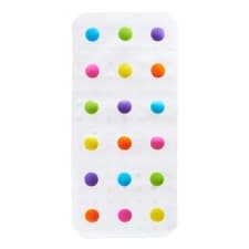 Image of Munchkin Dandy Dots Non Slip Baby Bath Mat Colourful Bubble Shower Mat Bathmat