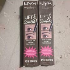 Image of 2 x NYX Lift & Snatch! Brow Tint Pen Eyebrow Ash Brown 
