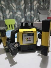 Image of Leica Rugby 620 Red Self-Levelling Rotary Laser With 2 Receiver.