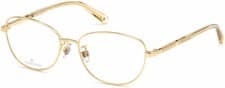 Image of Swarovski SK 5386-H 030 Shiny Gold Metal Optical Eyeglasses Frame 54-16-145 RX