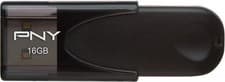 Image of PNY Attach 4 16GB USB 2.0 Flash Drive - Black (P-FD16GATT4-GE)