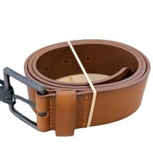Image of Boss Jekko Mens Brown Leather Belt Size W32 / 85cm New