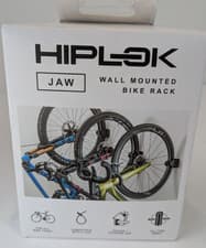 Image of Hiplok Jaw Bike Rack Wall Mounted - Adjustable Storage - Black