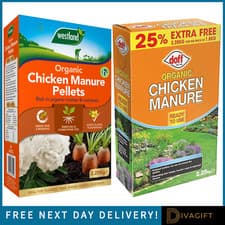 Image of WESTLAND ORGANIC CHICKEN MANURE PELLETS ORGANIC PLANTING NUTRIENTS PLANT FEED