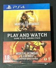 Image of Mortal Kombat 11 Game & Film Double Pack PlayStation 4 PS4 Brand New Sealed PAL