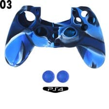 Image of PS4 Silicone Camouflage Case Skin Cover For PlayStation 4 / Slim Controller+Grip
