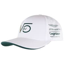 Image of Official Genuine Aston Martin Cognizant F1 Mens White Cap - Brand New with Tags