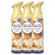 Image of 3 x Febreze Air Mist Air Freshener Eliminates Odours Spray 185ml Select Scents