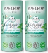 Image of Weleda Eucalyptus & Peppermint Solid Deodorant - 50g (Pack of 2)
