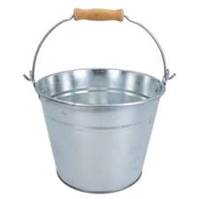 Image of 5L or 12L Galvanised Steel Metal Bucket Pail Water Coal Fire Greenhouse Garden