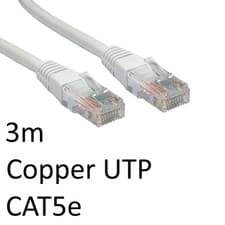 Image of Rj45 M To Rj45 M Cat5e 3M White Oem Moulded Boot Copper Utp Network Cable
