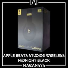 Image of Apple BEATS Studio 3 Wireless Bluetooth Noise Cancelling Midnight MXJ92ZM/A