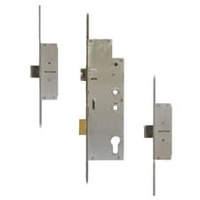 Image of FULLEX Crimebeater 20mm Lever Operated Latch & Deadbolt Twin Spindle - 2 Dead Bo
