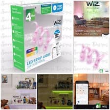 Image of 4lite - WiZ Connected LED Smart Strip Light WiFi & Bluetooth 2m Extension Kit