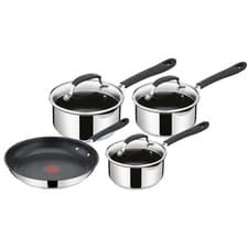 Image of Tefal Quick & Easy Stainless Steel 4 Piece Non-Stick Induction Cookware Set