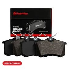 Image of Brake Pad Set For Disc Brake Rear Fits Ford Land Rover Volvo BREMBO P24078