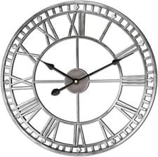 Image of Extra Large Roman Numerals Skeleton Wall Clock Big Giant Open Face Round Clocks