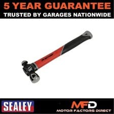 Image of Sealey Premier Ball Pein Hammer with Fibreglass Shaft 16oz BPHG16
