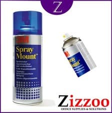 Image of 3M Spray Mount Adhesive Spray Can CFC Free And Non Staining