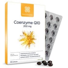 Image of Healthspan Coenzyme Q10 200mg | 60 Capsules | Added 60 count (Pack of 1)