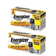 Image of Energizer AA AAA Batteries Alkaline Power Maxi Pack LR6 LR03 MN1500 LONG EXPIRY