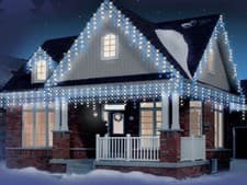 Image of CHRISTMAS LED ICICLE SNOWING XMAS CHASER LIGHTS 100/200/240/360/480/720/960/1200