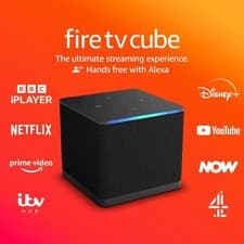 Image of Amazon Fire TV Cube (Newest gen) | Hands-free streaming media player with Alexa,