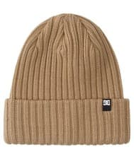 Image of DC Shoes Men's Knitted Cuff Beanie ~ Fish n Destroy brown