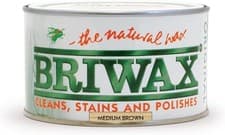 Image of Briwax Original Medium Brown 400g - Multi-Shade Wood Wax Polish