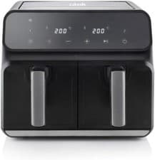 Image of Otek 8L Large Air Fryer 1700W, Dual Zone, Low Fat/Oil Free, Touch Display