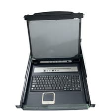 Image of Aten CL5716M 16-Port Slideaway 17inch Single Rail LCD KVM