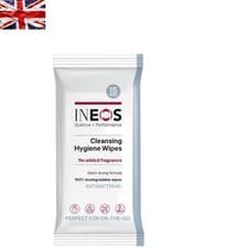 Image of Cleansing Wipes x15, Biodegradable Travel Essentials, Antibacterial & Unscented!