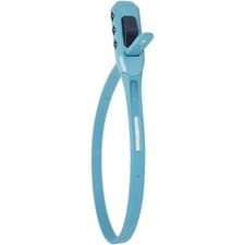 Image of Hiplok Z LOK Combo Cable Tie Lock Safety Strap With Steel Core - Blue Green