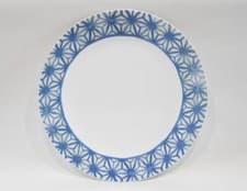 Image of ❤️ Corelle AMALFI AZUL 10 1/4" DINNER PLATE Blue Tiles Italy Mediterranean Coast