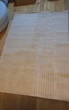 Image of Malmo Knot Natural Rug 160x230cm - Modern Textured Geometric Design - Brand New