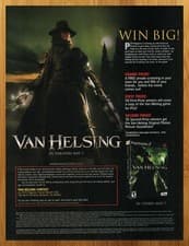 Image of 2003 Van Helsing PS2 Xbox GBA Print Ad/Poster Hugh Jackman Movie Game Promo Art