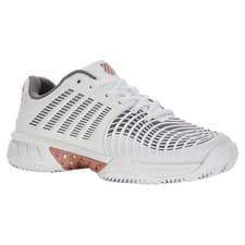 Image of K-Swiss Express Light 3 HB Womens All Court White Black Tennis Shoes UK 5