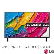 Image of LG 43QNED80A6A 43 Inch QNED 4K Ultra HD Smart TV