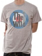 Image of The Who T-Shirt Official Target Logo Mens Grey S/M/L/XL