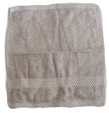 Image of Chelsea Home 100% Cotton 12" x 12" Wash Towel - Calais Taupe