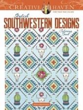 Image of Creative Haven Stylish Southwestern Designs Coloring Book by Jessica Mazurkie...