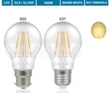 Image of 1 2 4 6 10 Pack 25W 40W 60W 100W LED LIGHT BULBS ES E27 BC B22 SES E14 Warm/Cool