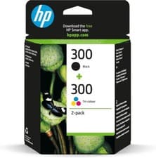 Image of Genuine HP 300 / 300 XL Black Tri-Colour Ink Cartridges Deskjet Envy Photosmart