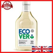 Image of Ecover Zero Delicate Laundry Liquid for Sensitive Skin, 22 Washes, 1L Loads New