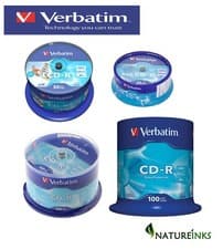 Image of Genuine Verbatim CD-R Blank Media 52x 700MB Various Discs Lot Simply the BEST !