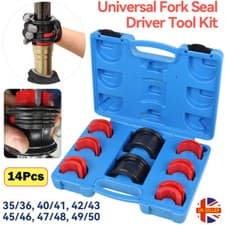Image of Universal Motorcycle Bike Fork Seal Driver Tool Kit Installer Driver Set 35-50mm